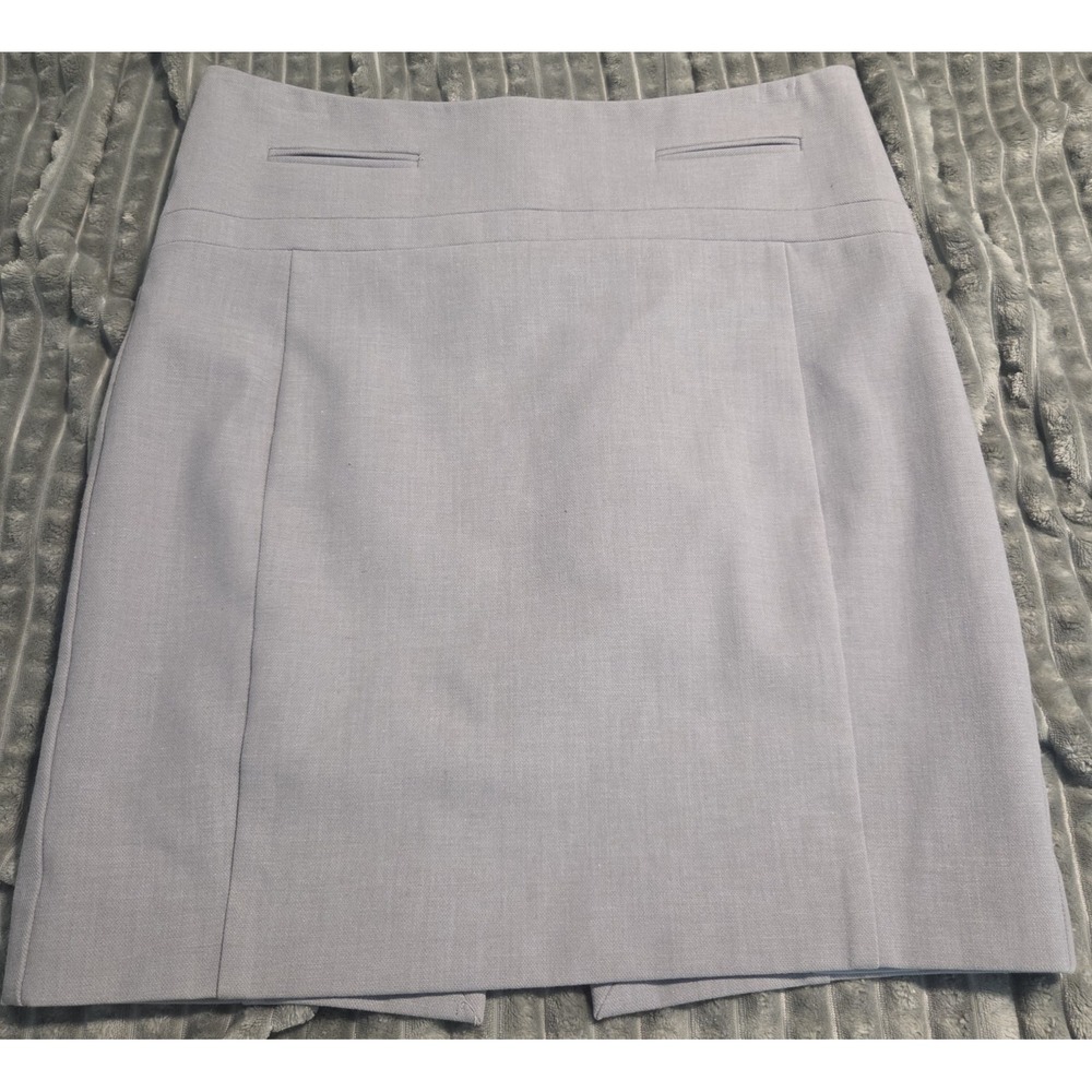 Express Welt Pocket Gray Pencil Skirt Womens Size 2 Normcore Stretch Mini Skirt